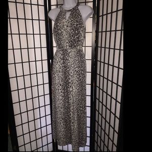 BANANA REPUBLIC Sleeveless Halter Maxi Dress Sz 0